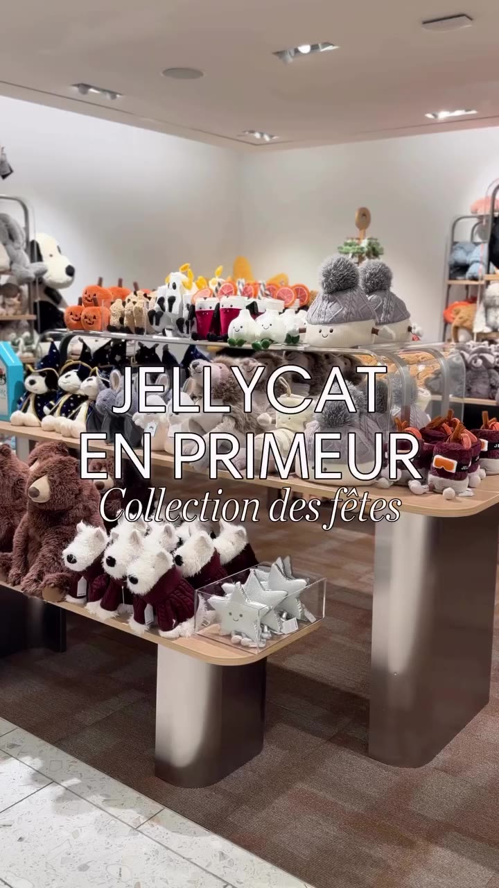 Adorablement vôtres! ❄️ Les nouvelles peluches des fêtes @jellycat sont toutes…