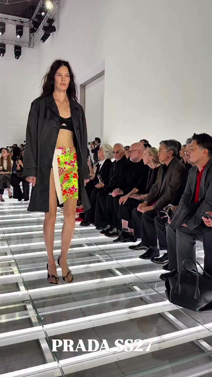Me next summer in every look OBSESSED @prada #pradasa27 #mfw
