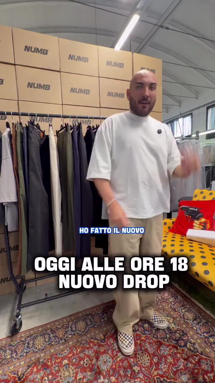 MARTEDÌ 22 SETTEMBRE, ORE 18. 🔥 Nuovo drop NUMB. Questa volta arrivano un po’…