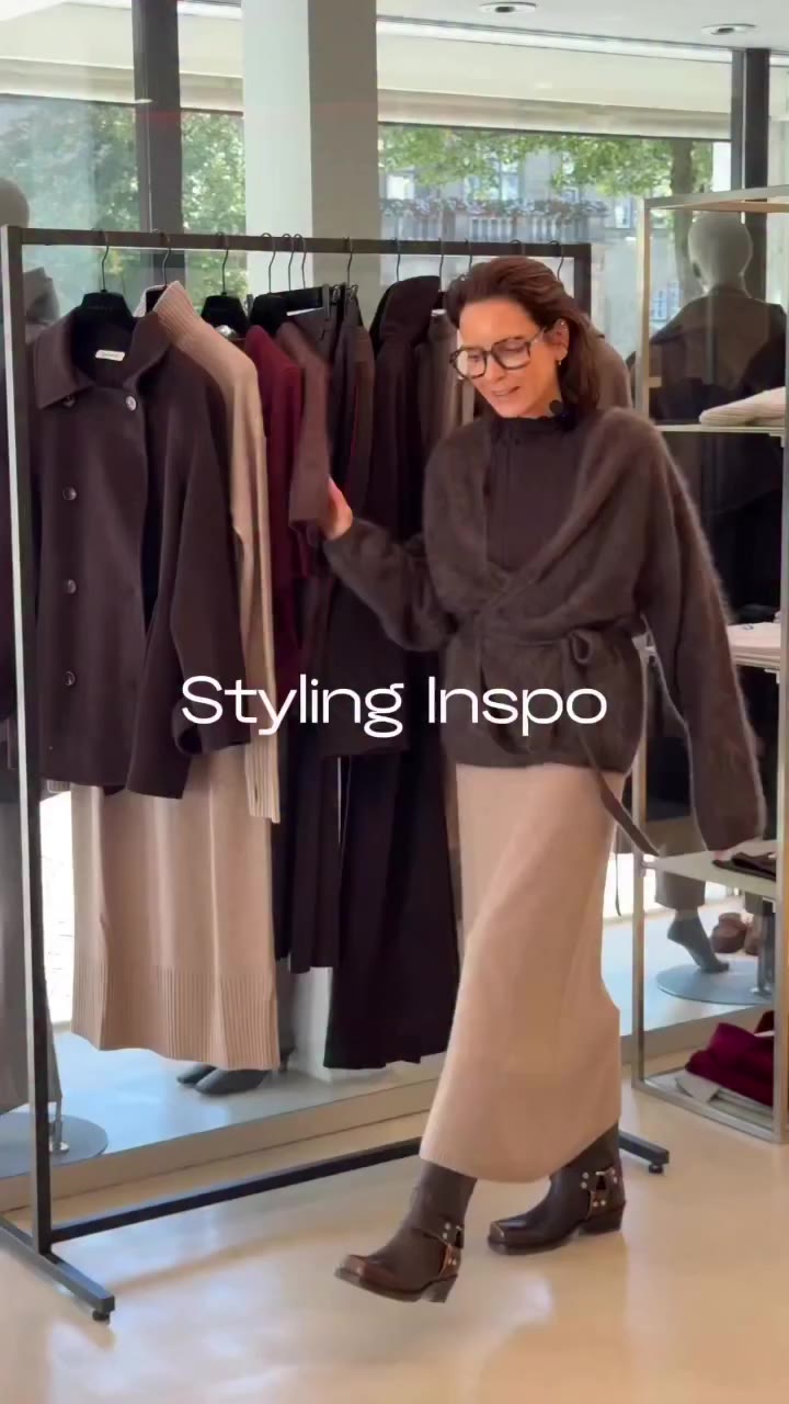 Layering season is here 🤎 Von Hairy Cashmere über feinen Knit bis zum…
