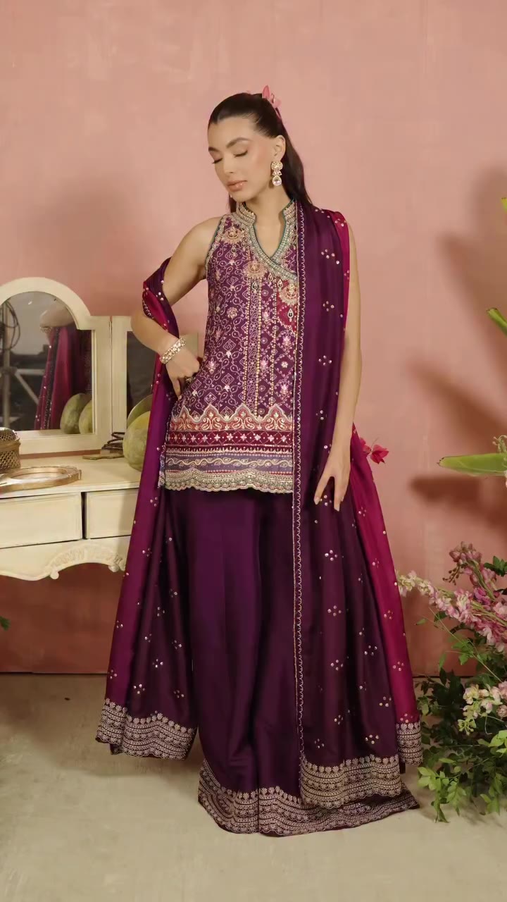 Deep tones, delicate details, undeniable presence. Mayna festive prints, made…