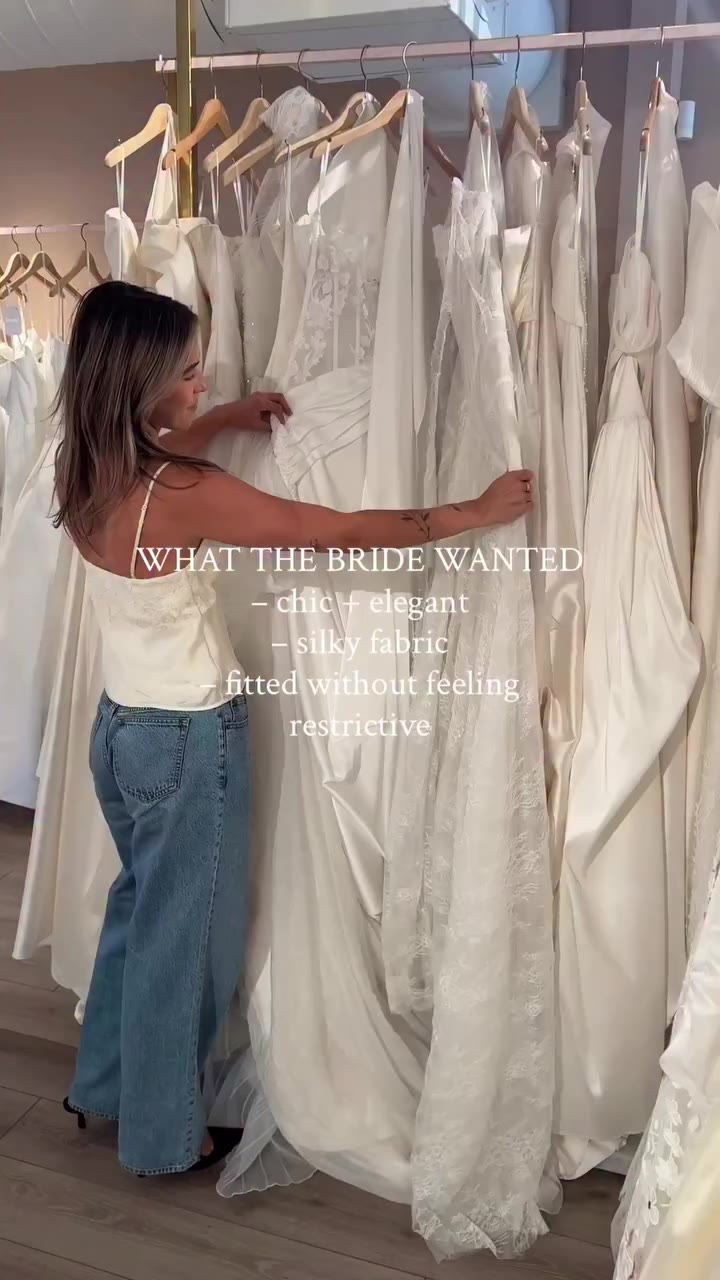 What the bride wanted vs. what we pulled for her @katherinetash edition 🦢✨…