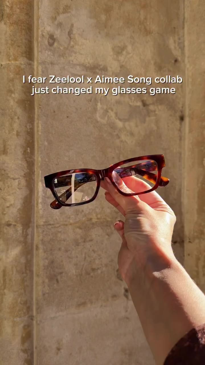 @zeelool x @aimeesong collaboration just changed my glasses game Use code…