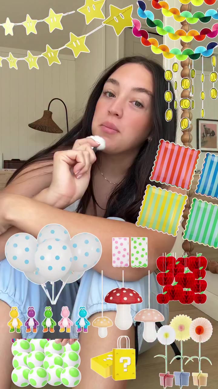 we’re having a yoshi birthday party!! so let’s go shopping together!…