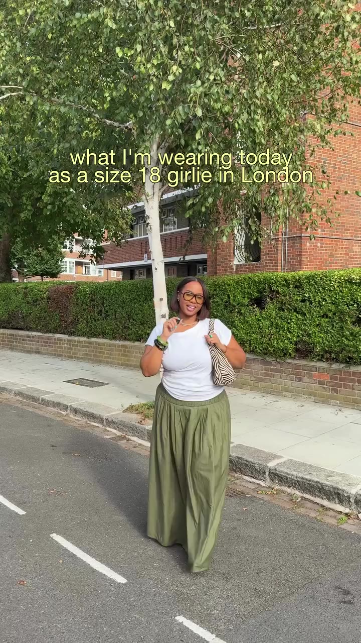 What I wore to work today as a UK size 16/18 | US size 14 girlie in London 🫒…
