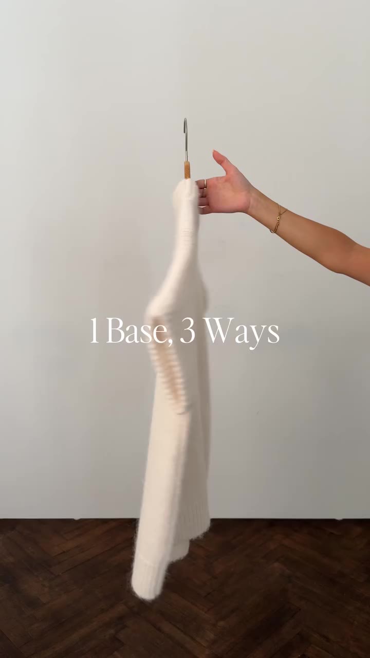 One base, three ways. Because good clothes should earn their place in your…