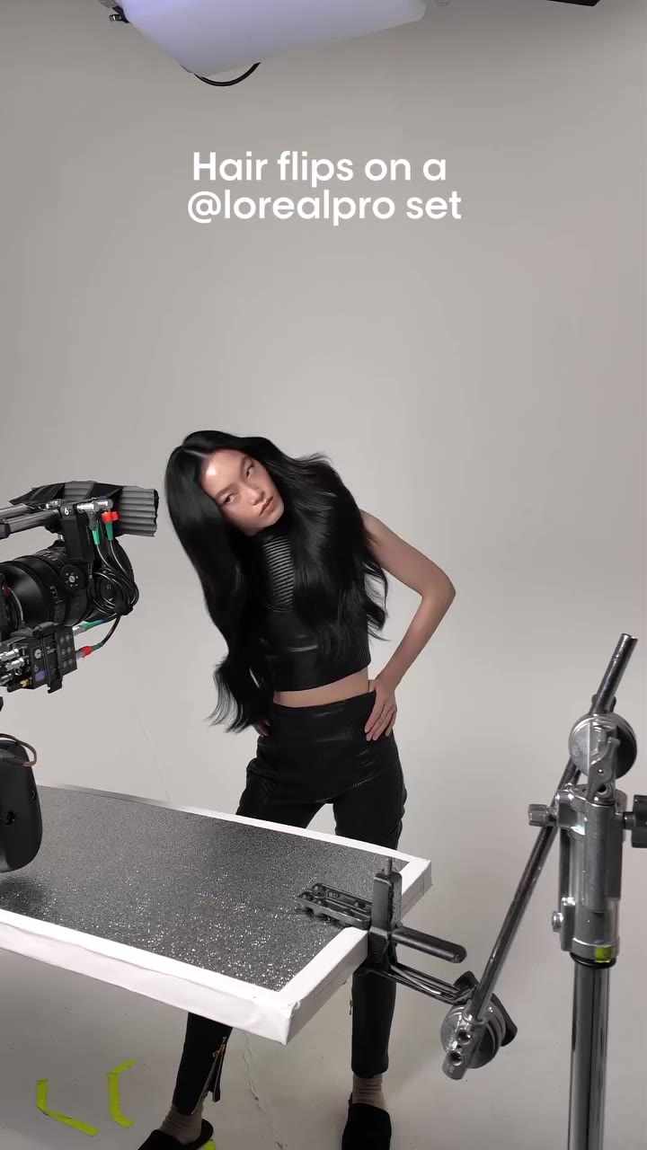 Can you count the number of hair flips from our shoot? 👀 We lost count…