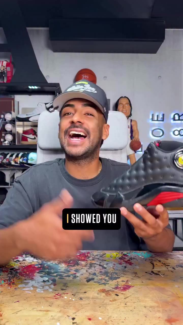 Last Shot 14 upper on a Bred 13 sole 👀🔥 Vick Almighty brought these two…