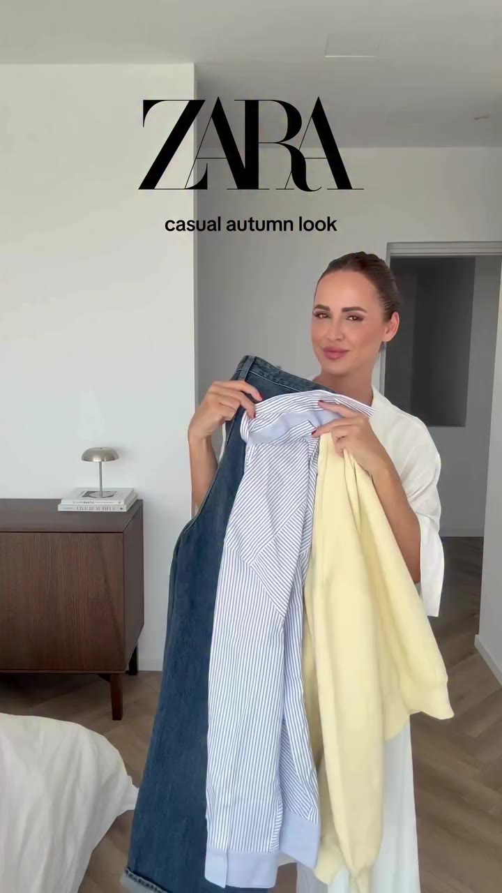 ZARA casual autumn look 👟 Tragt ihr auch gerne Sneaker oder mögt ihr es doch…