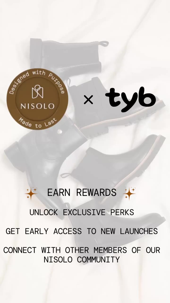 Nisolo is now on TYB 🤎 Join our community, earn along the way, and help shape…