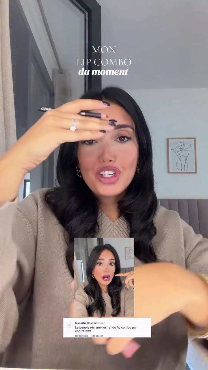 Le lip combo que j’ai fait par accident 💋 mais je l’aime trop!!! @kikomilano…