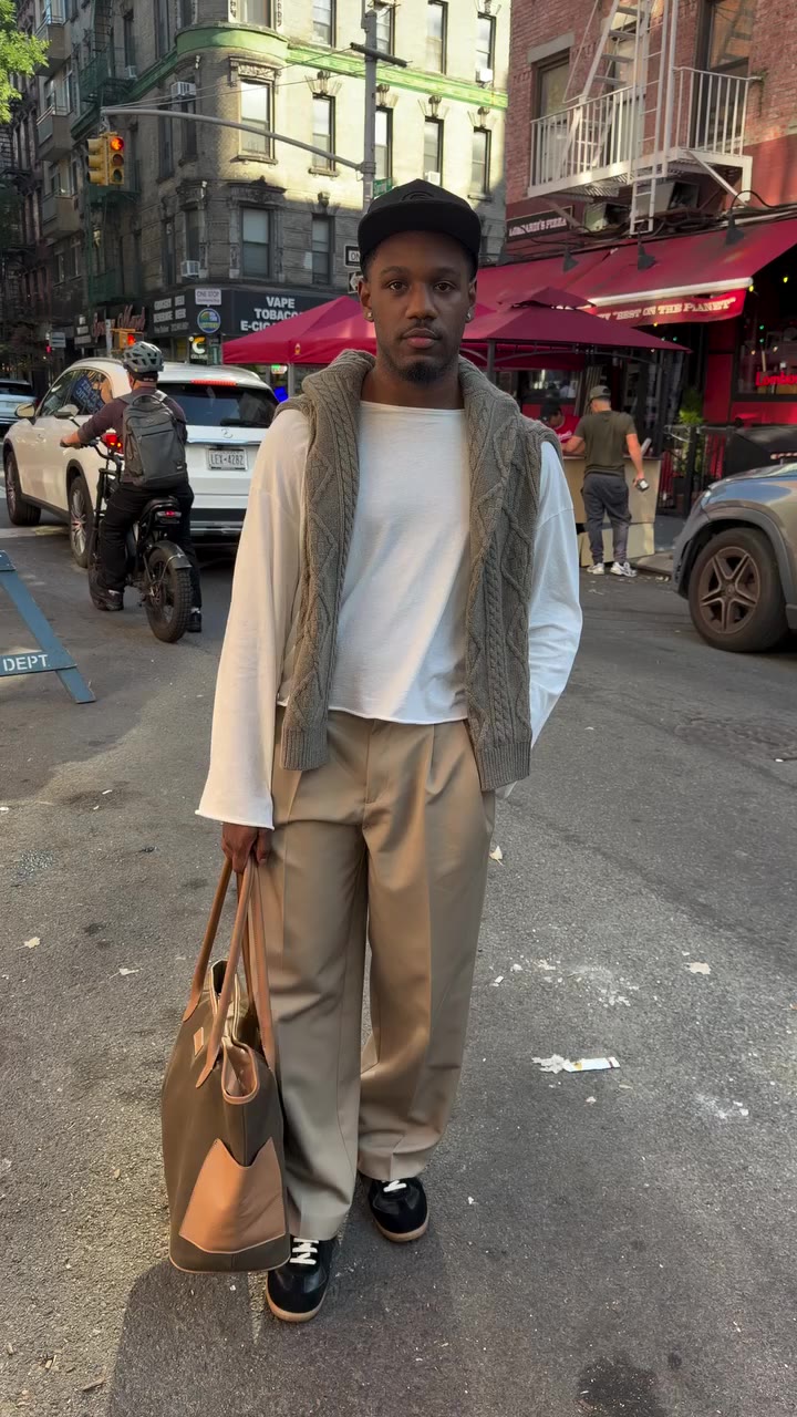 @shaunkeane_ Top @zara Trousers @garnetldn sample Sweater @madhappy Hat…
