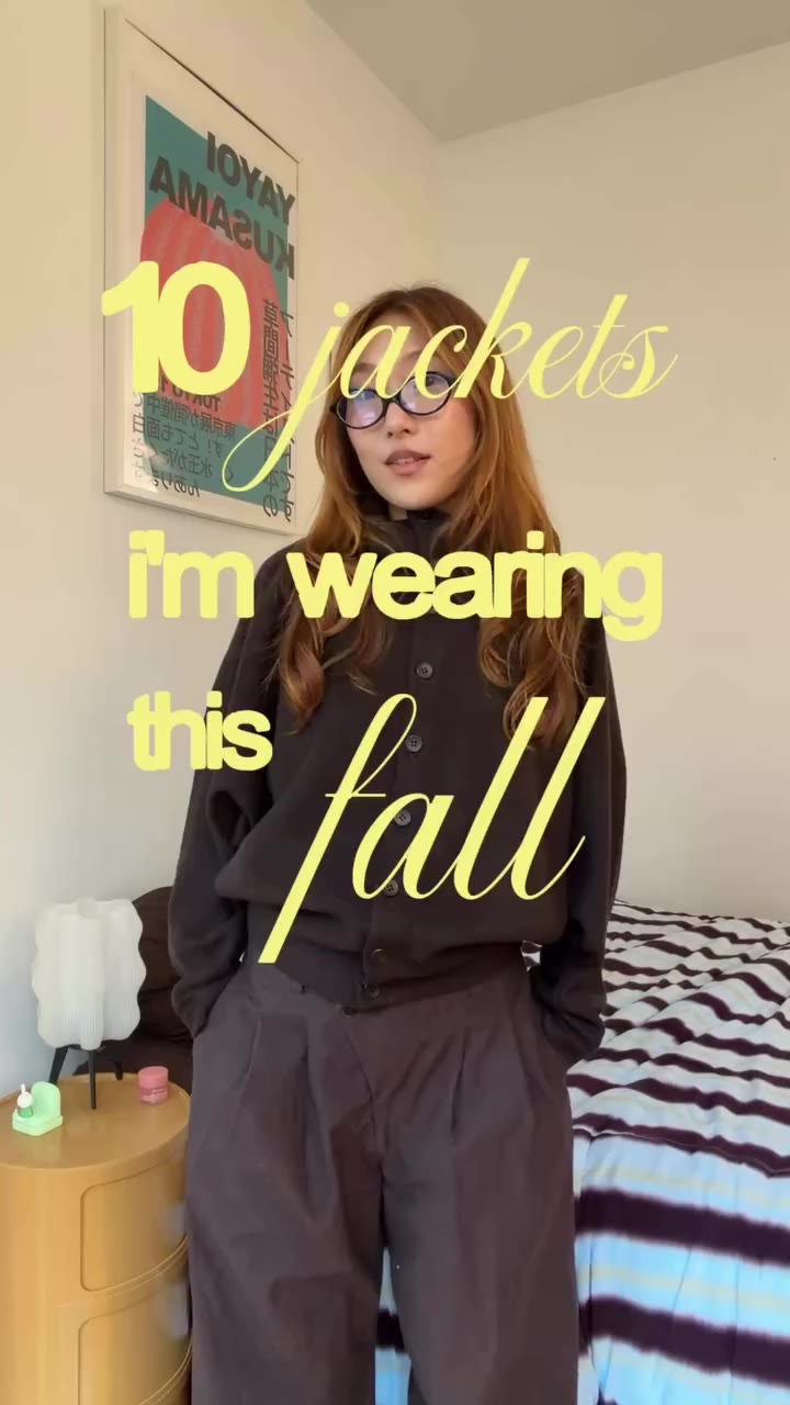 excited to finally wear all my fall jackets 🍂🧡