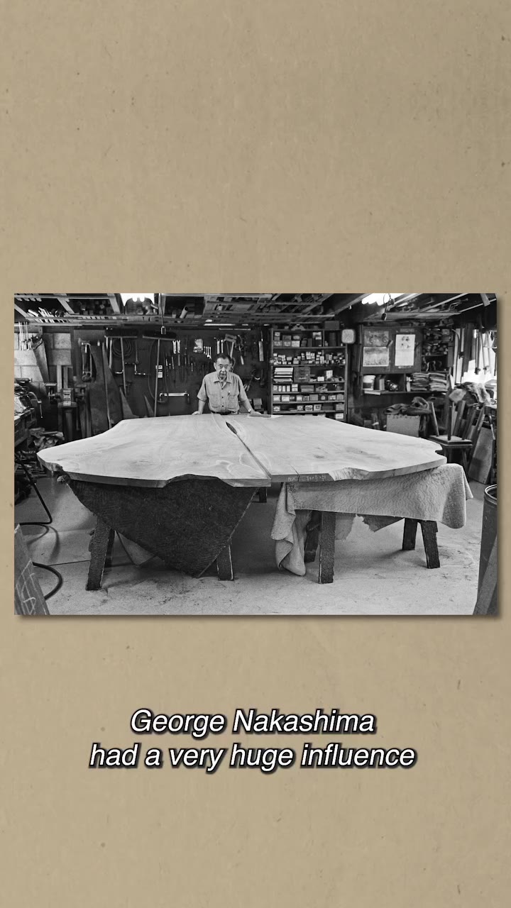 The George Nakashima Woodworkers (@nakashimawoodworkers) workshop is home to…