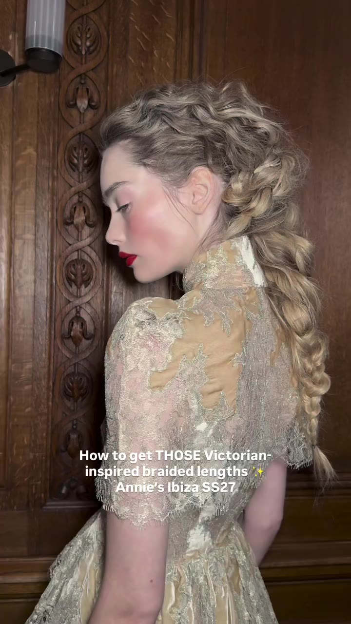 Get the Look - Romantic, Victorian inspired braided lengths at @anniesibiza…