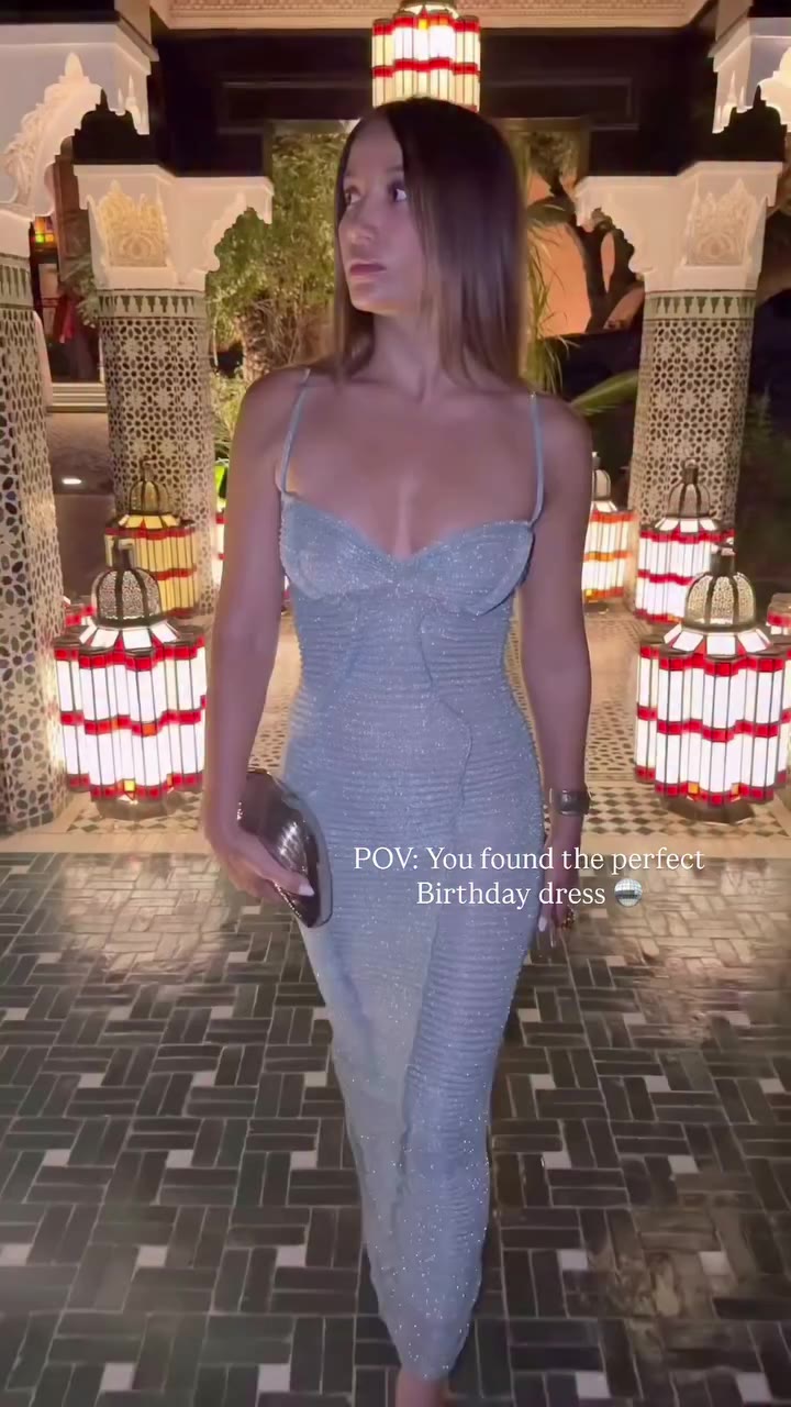 The dress nailed the birthday brief ✨ @hardingegeorgia