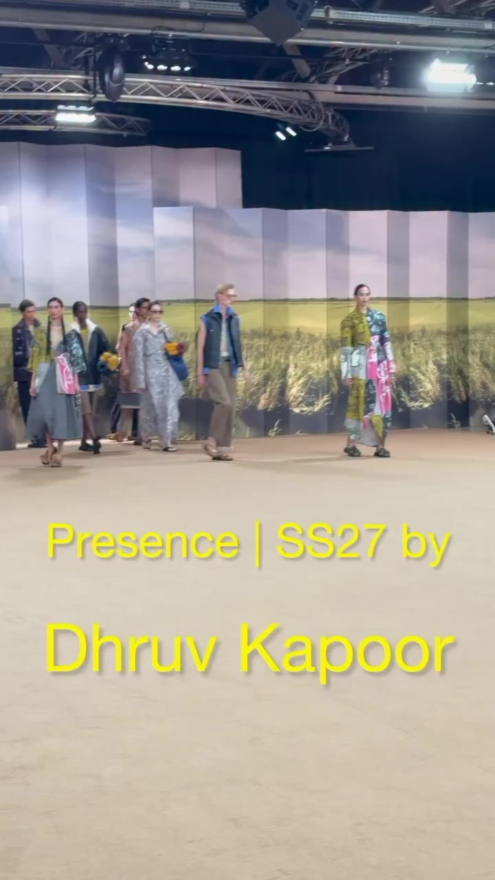 Presence | SS27 by Dhruv Kapoor @dhruvkapoor A study in mindfulness and time…