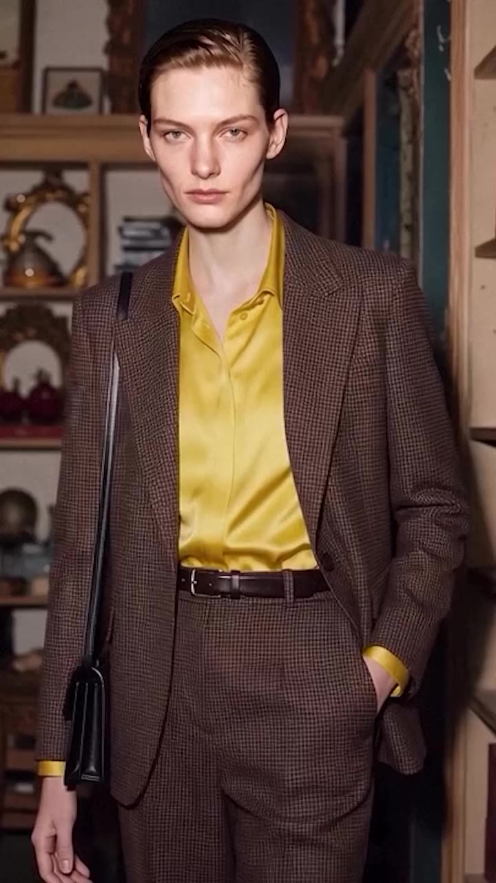 Un acento de color, una silueta clásica y el equilibrio perfecto. #MIRTO #FW26…