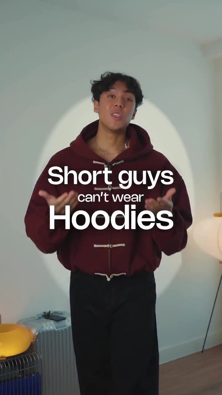 Short guys can’t wear hoodies (ep.7) comment HAFU for the link to the hoodie!…