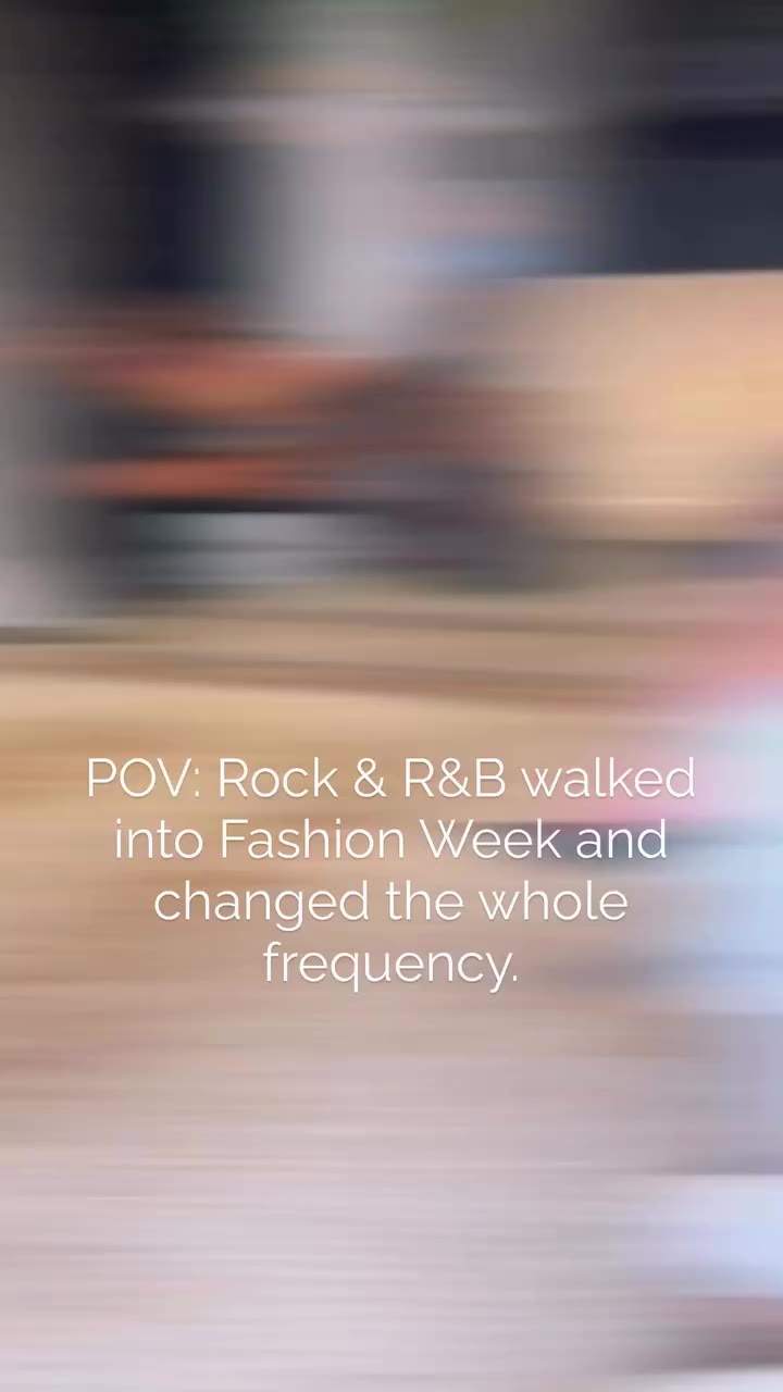 She didn’t walk the runway… she OWNED the frequency. 🎸🖤💙 Meet Rakiyah …
