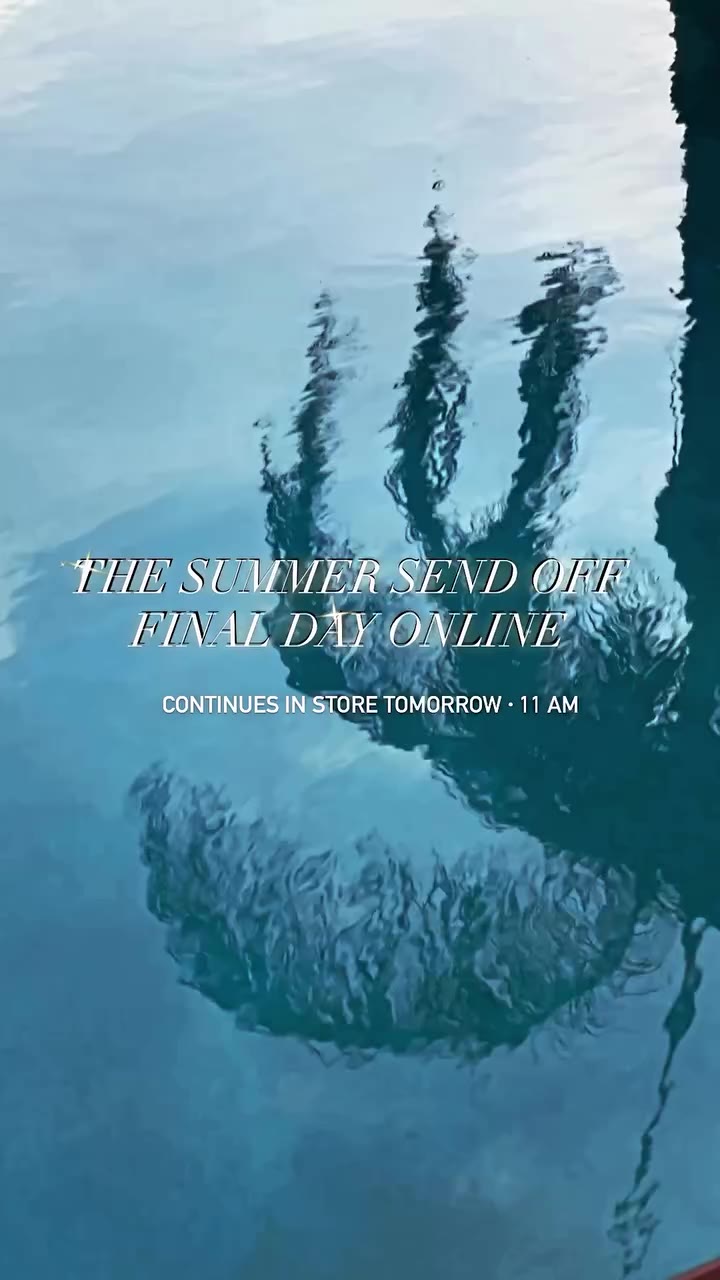 Shop the final hours online. The Summer Send Off comes offline at 11:59 PM ET…