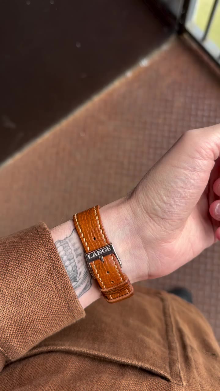 Lange 1 back on leather for early Fall - I can’t tell you how happy I am to be…