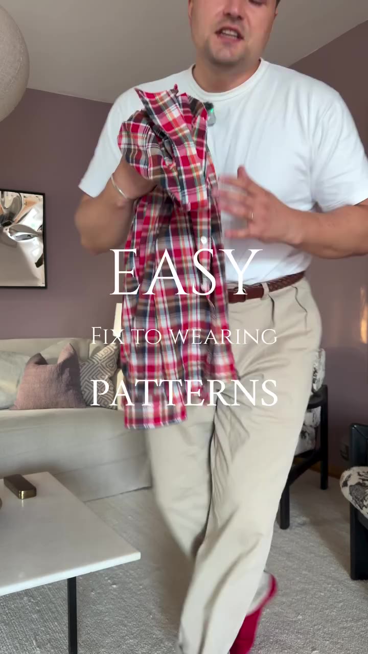 ⬇️ EASY fix to wearing pattern ⬇️ This works absolutely any patterned clothing…