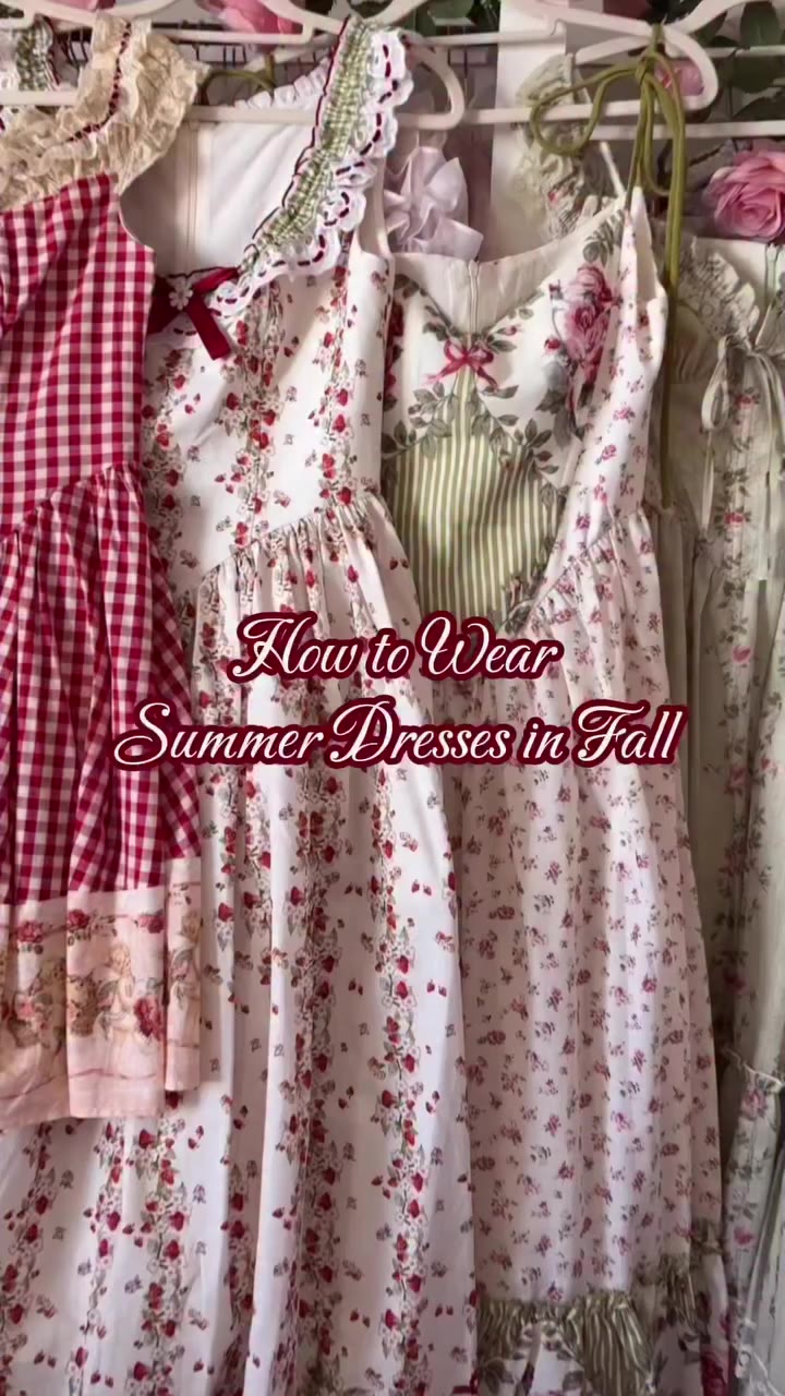 Happy first day of fall! 🍁 Here are some ideas on HOW TO WEAR SUMMER DRESSES…