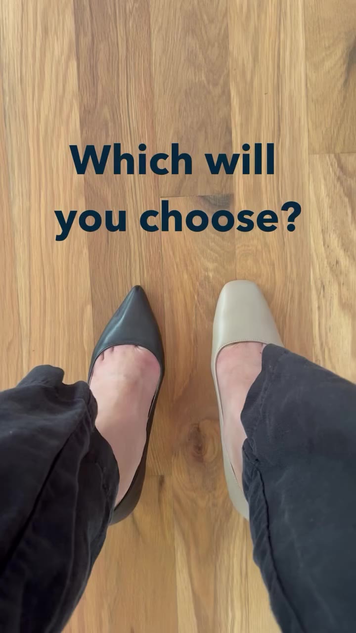 Pick your player: Pointed Toe vs. Square Toe. Are you keeping it classic or…