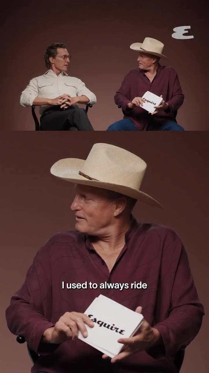 #MatthewMcConaughey and #WoodyHarrelson, acapella. #Brothers Director of…
