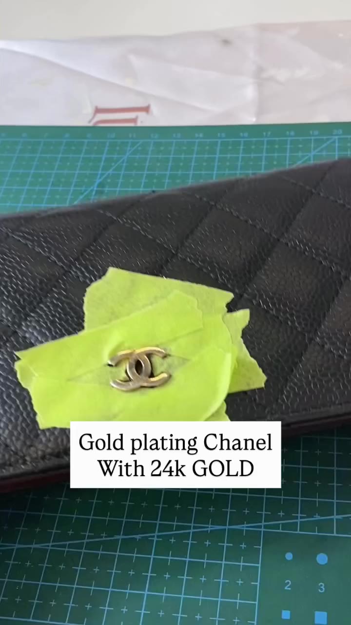 Bringing back the traditional 25k gold plated hardware for your Chanel items…