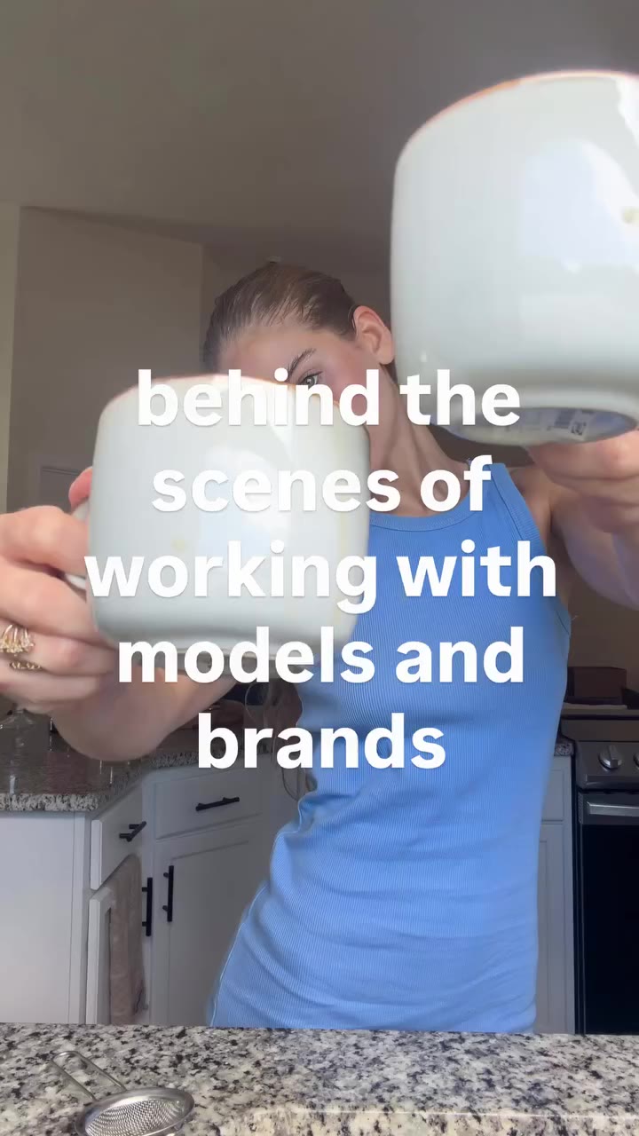 BTS: What my day looks like working with models and brands 💫⭐️