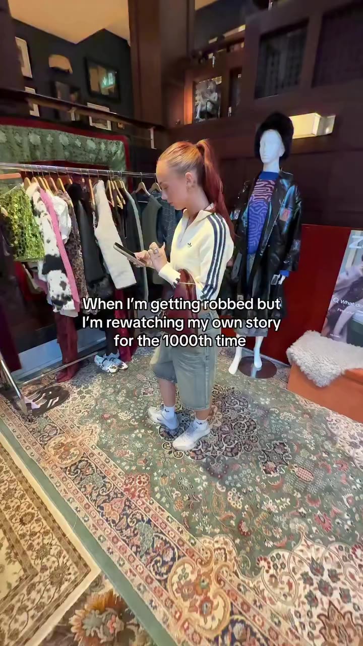 Of course I’d be rewatching my story when I’m wearing all @zalando x