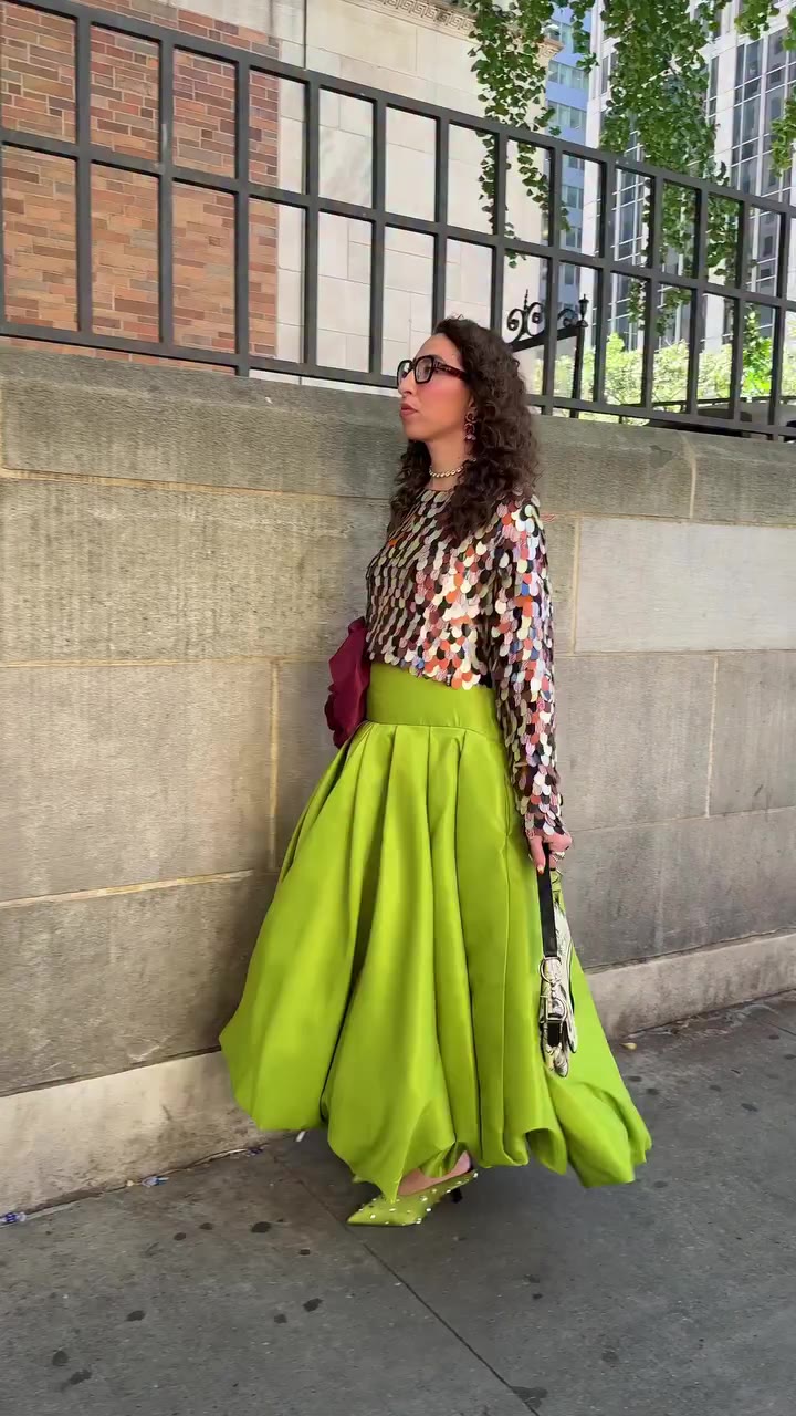 Fashion Week outfit of the day!!💞💐🚕