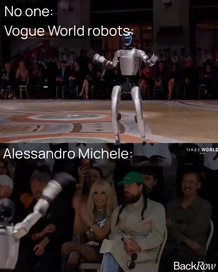 Who watched Vogue World?? Comment ROBOT for a link to Back Row’s no holds…
