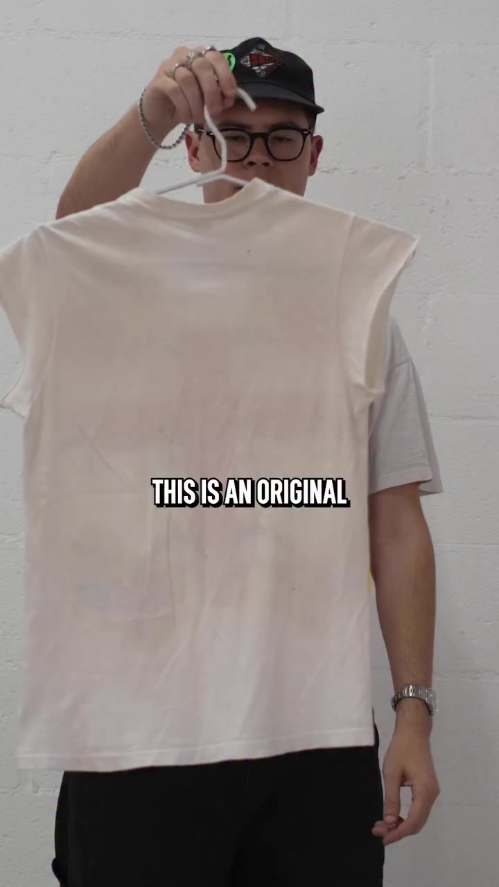 An amazing original 1980s Sue Clowes “Destruction of Purity” Shirt Available…