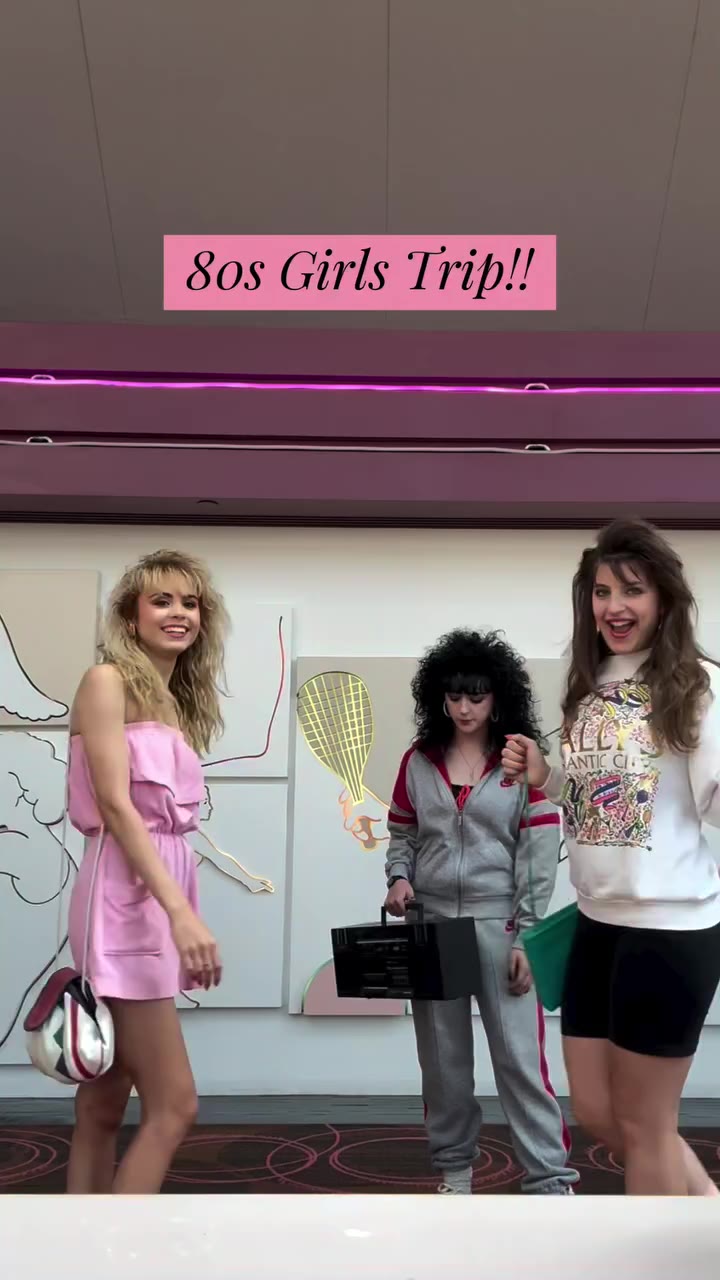 Bringing the 80s to @ballysac with my friends @malloryheartsyou…