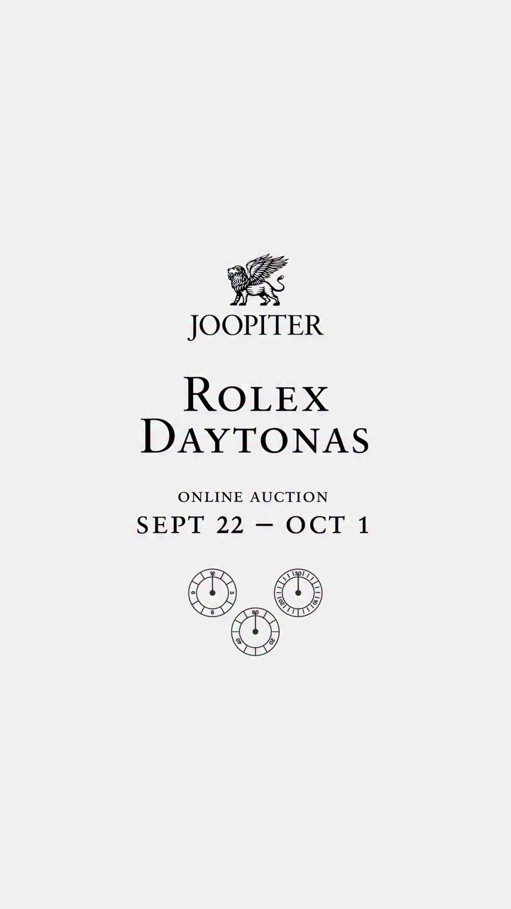 JOOPITER presents Rolex Daytonas, a collection built around a watch you can…