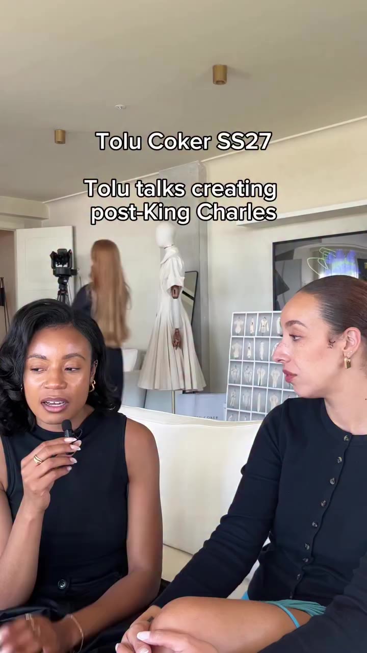 Two council estate girls walk into @st.clementlondon … @tolucoker at her SS27…