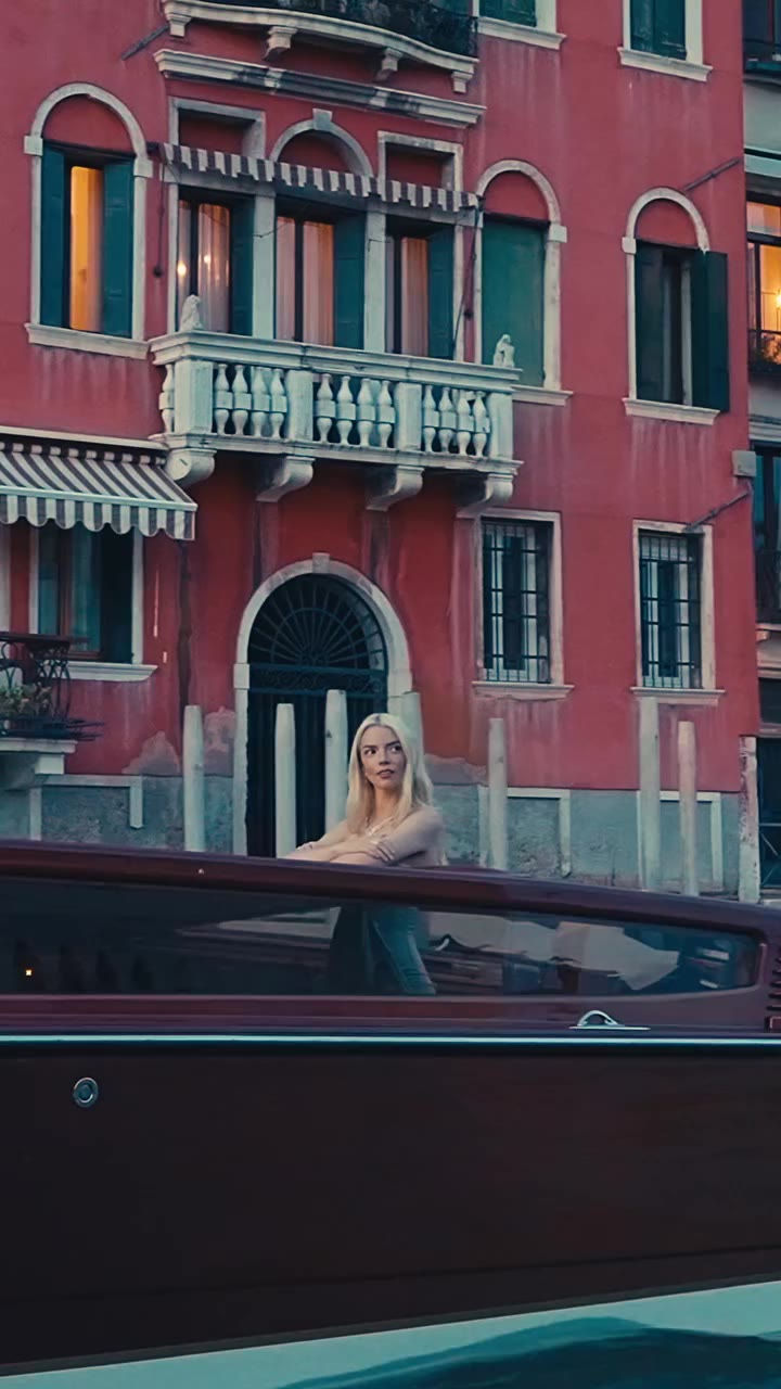A Venetian arrival. House ambassador Anya Taylor-Joy floats through the city’s…