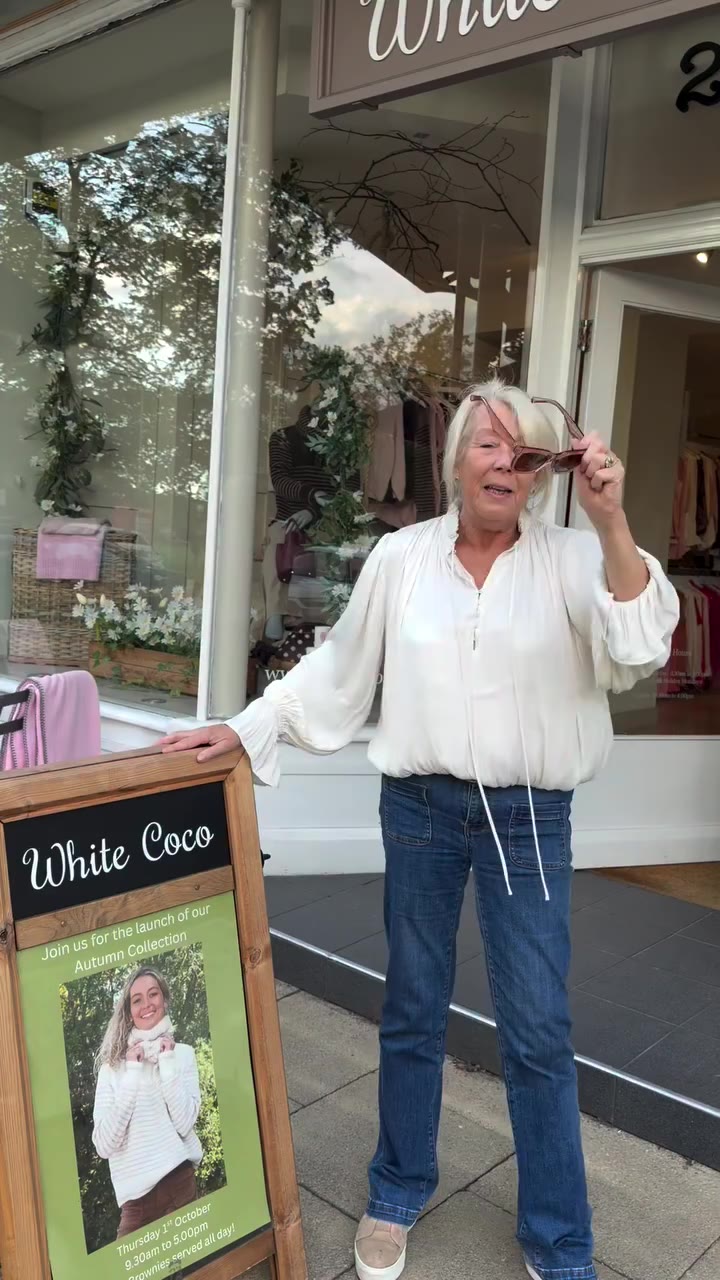 Sally has arrived in Harrogate 🤎✨ She’s wearing our Bess Top in Ecru the…