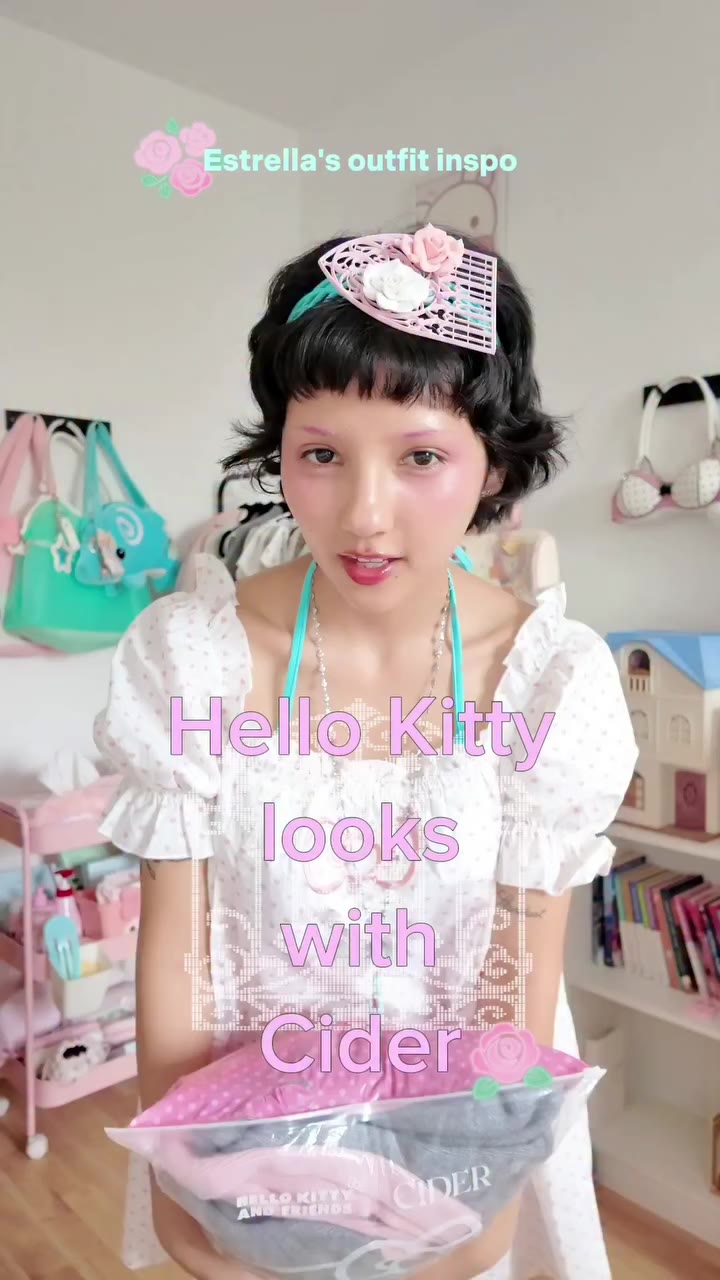 This is how I style the new Hello Kitty x @shopcider collection, whimsy looks…