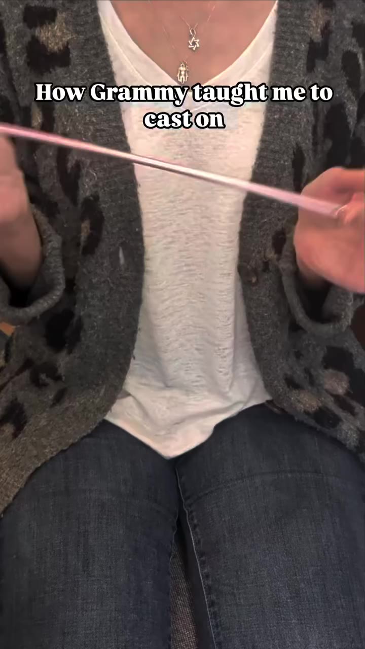 My Grammy taught me this two-handed cast-on when I was 5. I have no idea what…