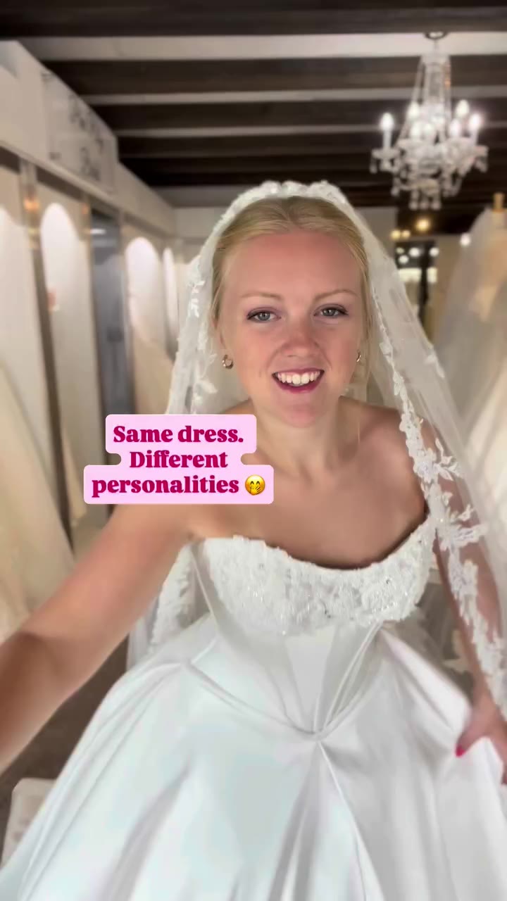 Same dress. Different personalities. That’s why we always say: try it on for…