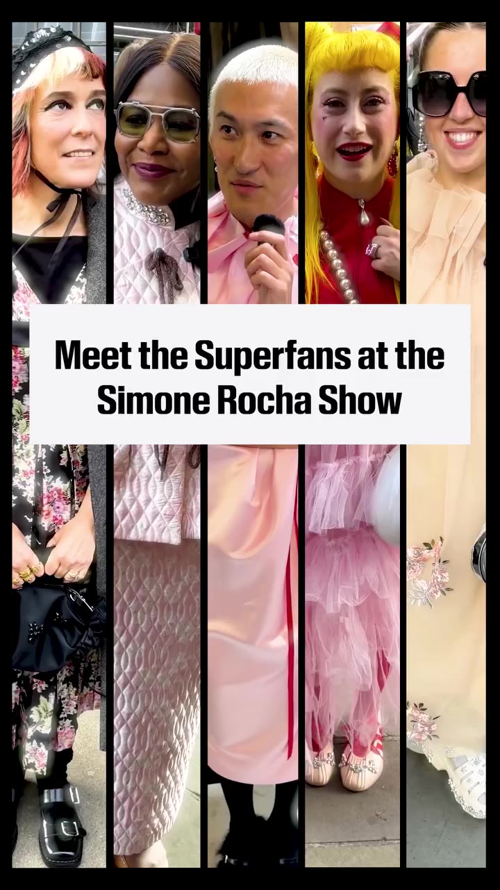 The Irish fashion designer @simonerocha_ has made voluminous ruffles and…