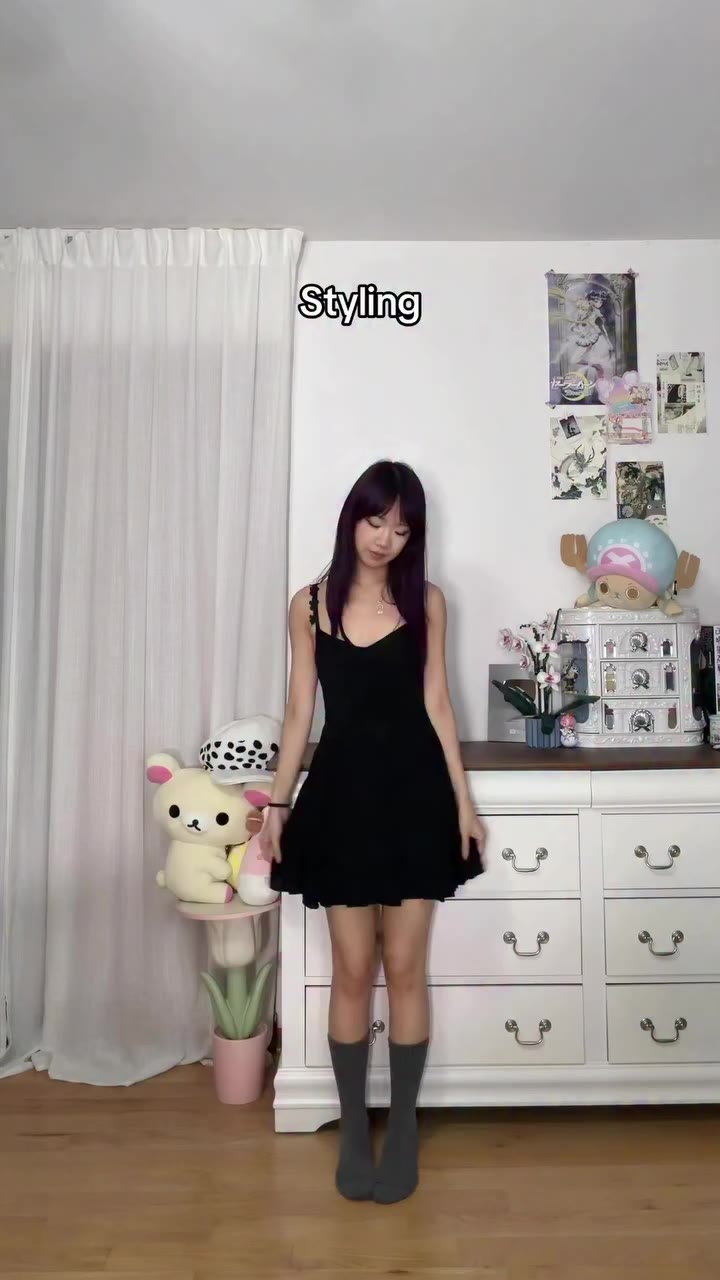 Styling 1 black dress into 4 different outfits >.< - - #styling #outfitinspo…