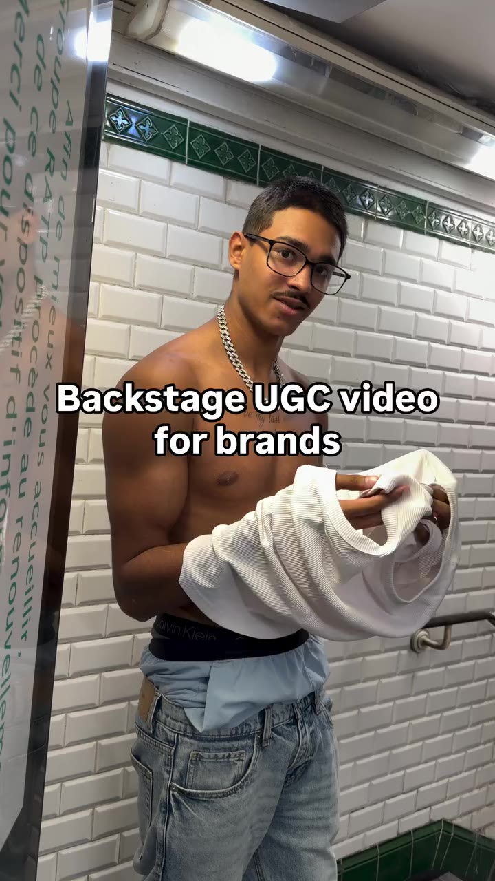 Backstage UGC video for brands