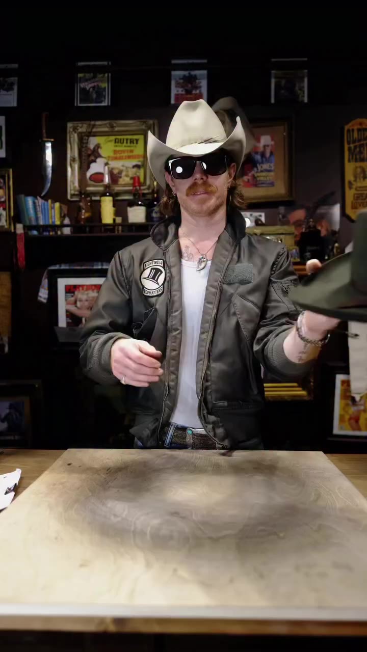 double gunslinger with a doc Holliday brim hat made step by step! We are…
