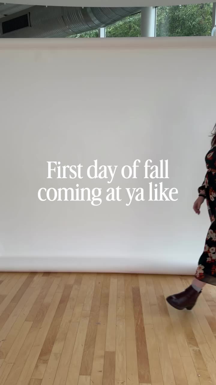 Sweater weather has (finally) entered the chat. Happy first day of fall! 🍁