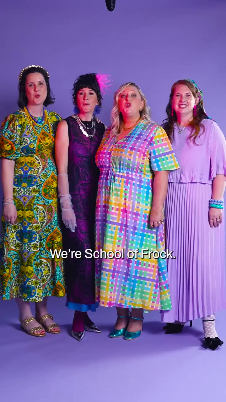 Meet "School of Frock": Gemma, Clare, Alicia and Georgie, four teachers who…